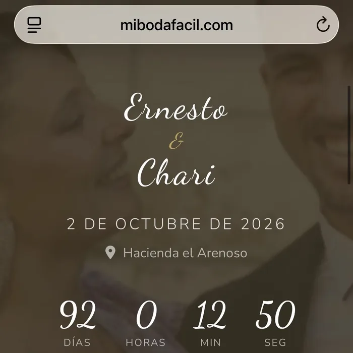 Web personalizada e invitación